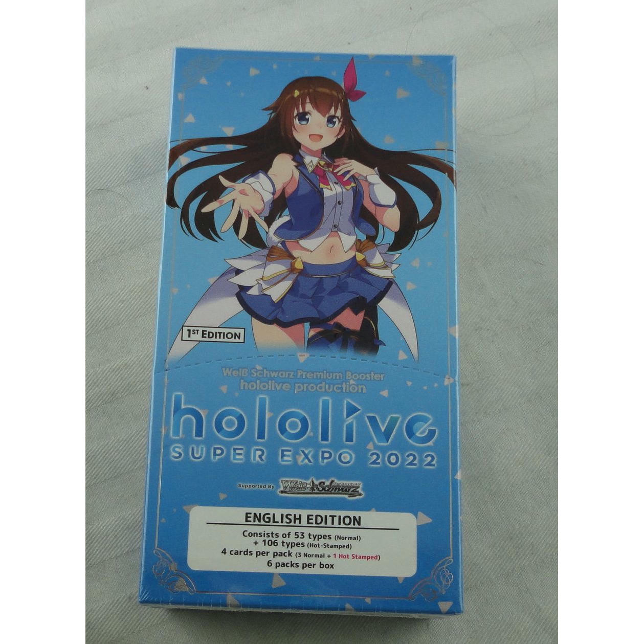 Image of Weiss Schwarz TCG: Hololive Production Super Expo 2022 (6ct Box) WSEPBHOLWE36