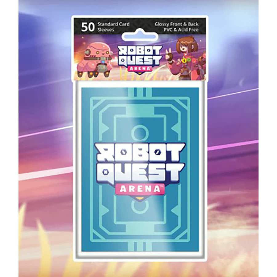 Image of Robot Quest Arena Board Game Card Sleeves (50pcs) by Wise Wizard Games WWGRQ805