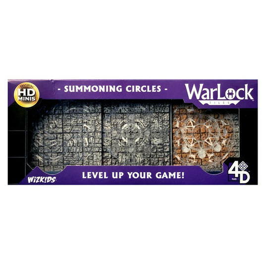 Image of Warlock Tiles Painted Fantasy Scenery Summoning Circles Set WZK16507 Wizkids