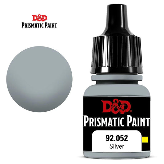 Image of Dungeons & Dragons Intermediate Prismatic Paints Silver Metallic WZK67147
