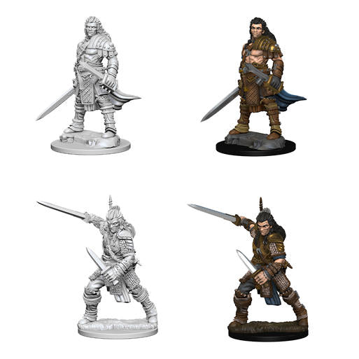 Dungeons & Dragon D&D Deep Cuts Miniatures: Human Male Fighter WZK72596