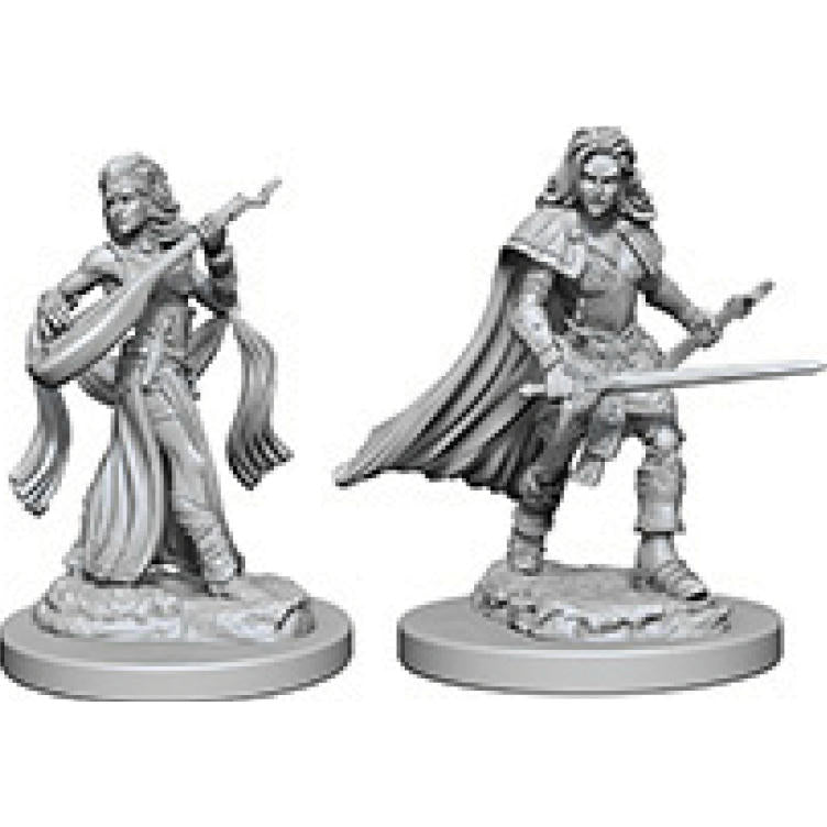 Image of Pathfinder Deep Cuts Unpainted Miniatures: W04 Human Female Bard