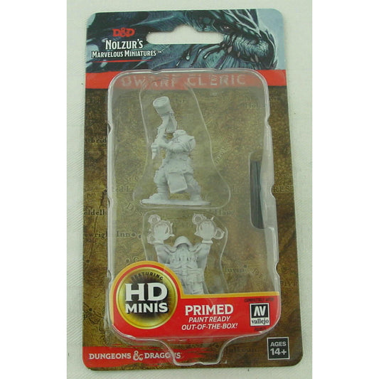 Image of Dungeons & Dragon D&D Nolzur's Marvelous Miniatures Male Dwarf Cleric WZK72624