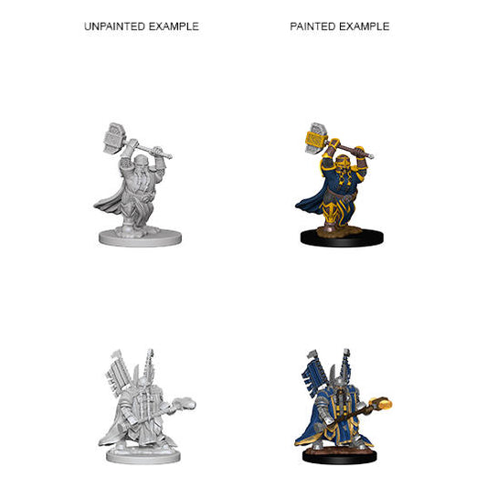 Dungeons &amp; Dragons: Nolzur's Marvelous Unpainted Miniatures - W04 Dwarf Male Paladin