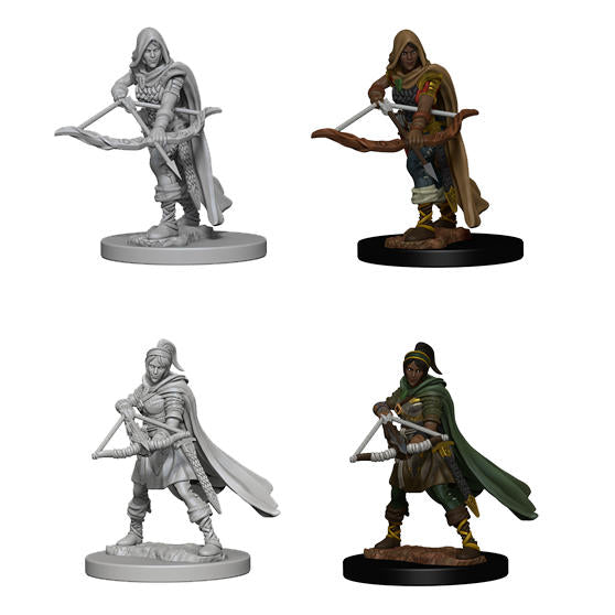 Dungeons & Dragon D&D Pathfinder Deep Cuts Miniatures: Human Ranger WZK72626
