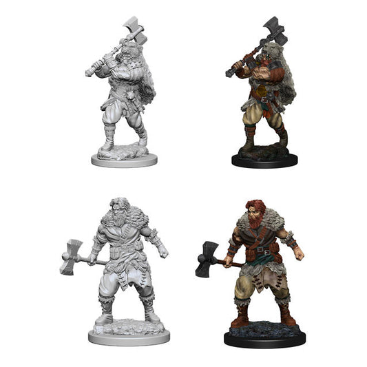 Dungeons & Dragon D&D Nolzur's Marvelous Miniatures: Human Barbarians WZK72643