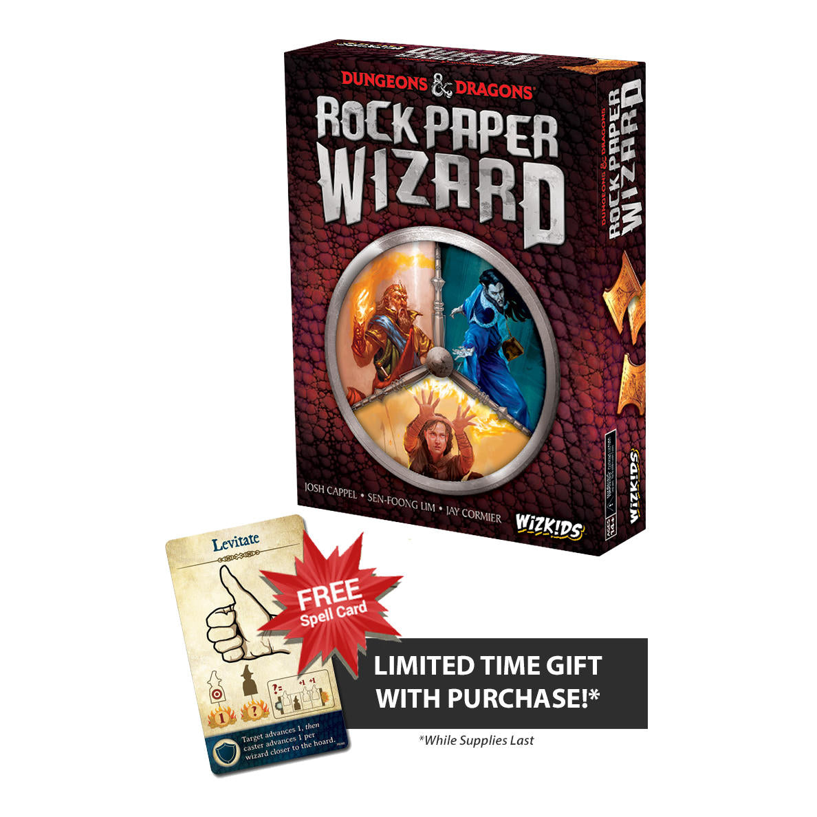 Dungeons & Dragons Rock, Paper, Wizards Card Game by Wizkids WZK72789