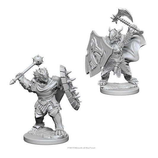 Dungeons &amp; Dragons: Nolzur's Marvelous Unpainted Miniatures - W04 Dragonborn Male Paladin