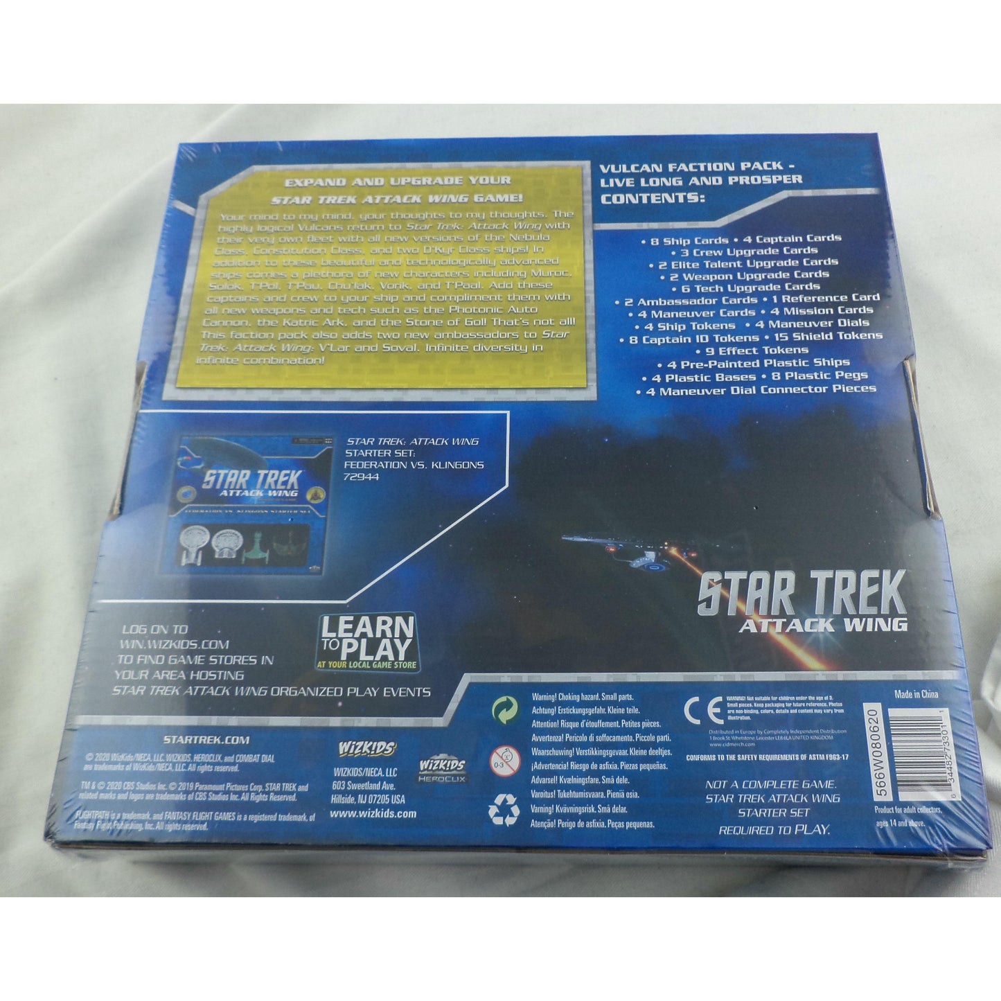 Image of Star Trek Attack Wing: Vulcan Faction Pack - Live Long and Prosper Wizkids 73301