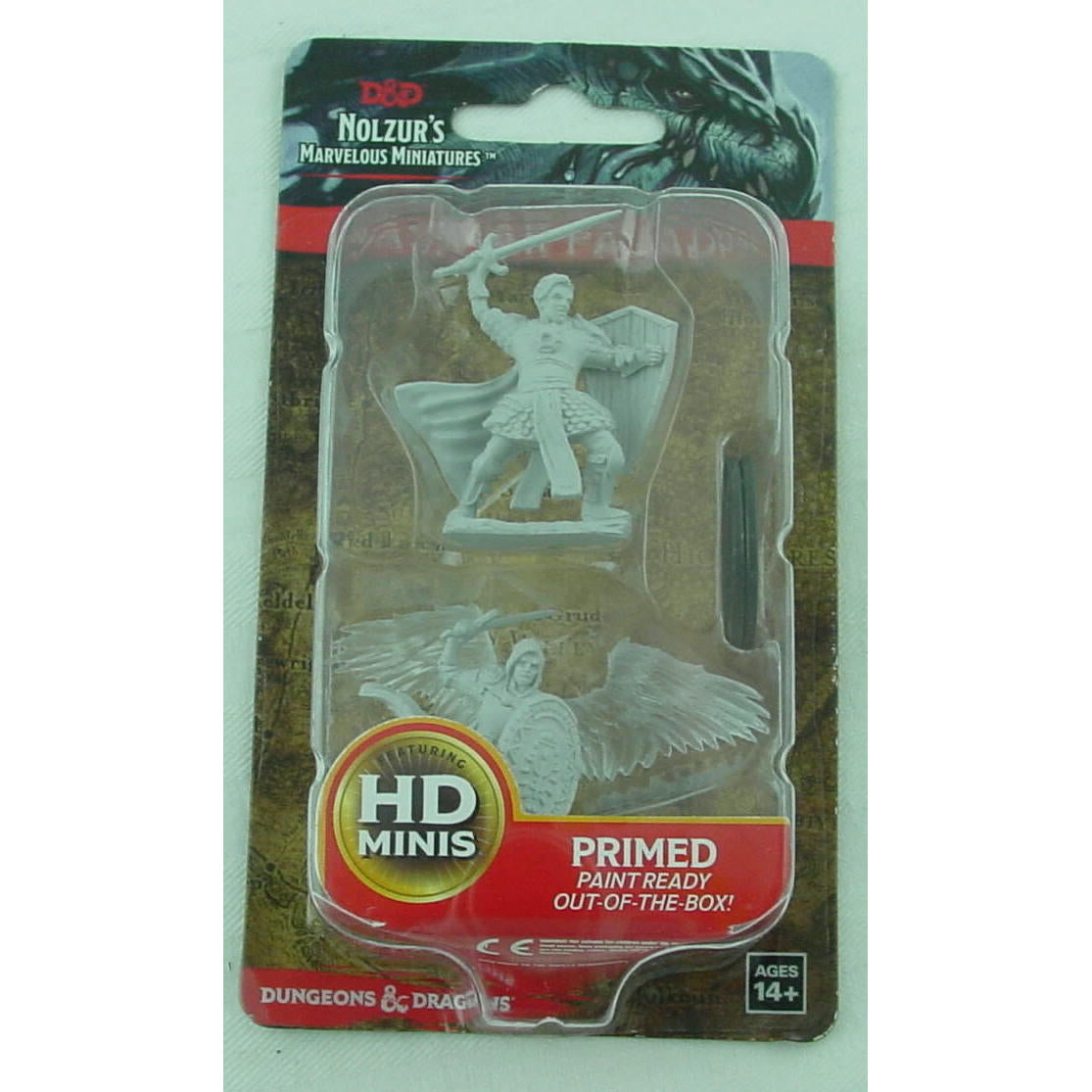 Image of Dungeons & Dragon D&D Nolzur's Marvelous Miniatures: Male Aasimar Paladin 73342