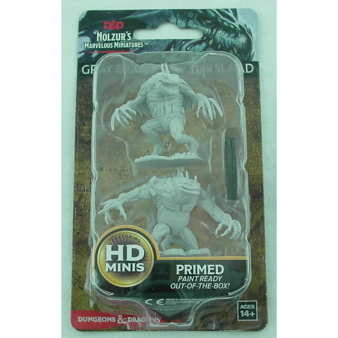 Image of Dungeons & Dragon D&D Nolzur's Marvelous Miniatures Grey & Death Slaad 73353