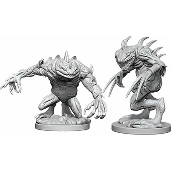 Image of Dungeons & Dragon D&D Nolzur's Marvelous Miniatures Grey & Death Slaad 73353