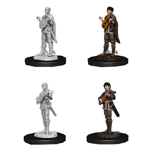 Dungeons &amp; Dragons: Nolzur's Marvelous Unpainted Miniatures - W07 Female Half-Elf Bard