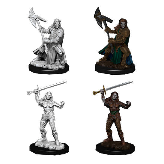 Dungeons & Dragon D&D Nolzur's Marvelous Miniatures Female Half-Orc Fighter
