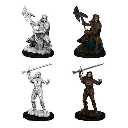 Dungeons & Dragon D&D Nolzur's Marvelous Miniatures Female Half-Orc Fighter