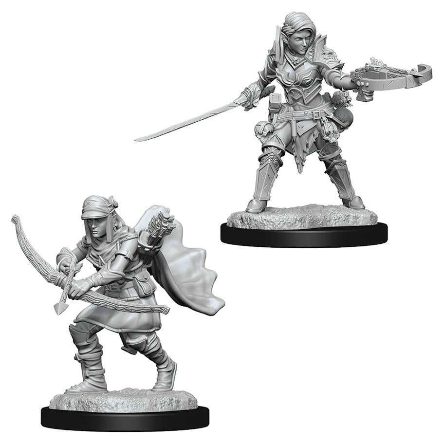 Image of Dungeons & Dragon D&D Deep Cuts Fantasy Miniatures Female Half-Elf Ranger 73545