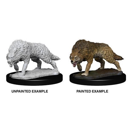 Dungeons & Dragon D&D Deep Cuts Fantasy Miniatures Timber Wolves WZK73553