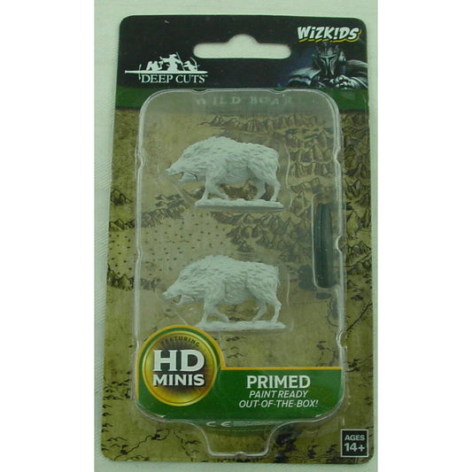 Image of Dungeons & Dragon D&D Deep Cuts Fantasy Miniatures Wild Boars WZK73554