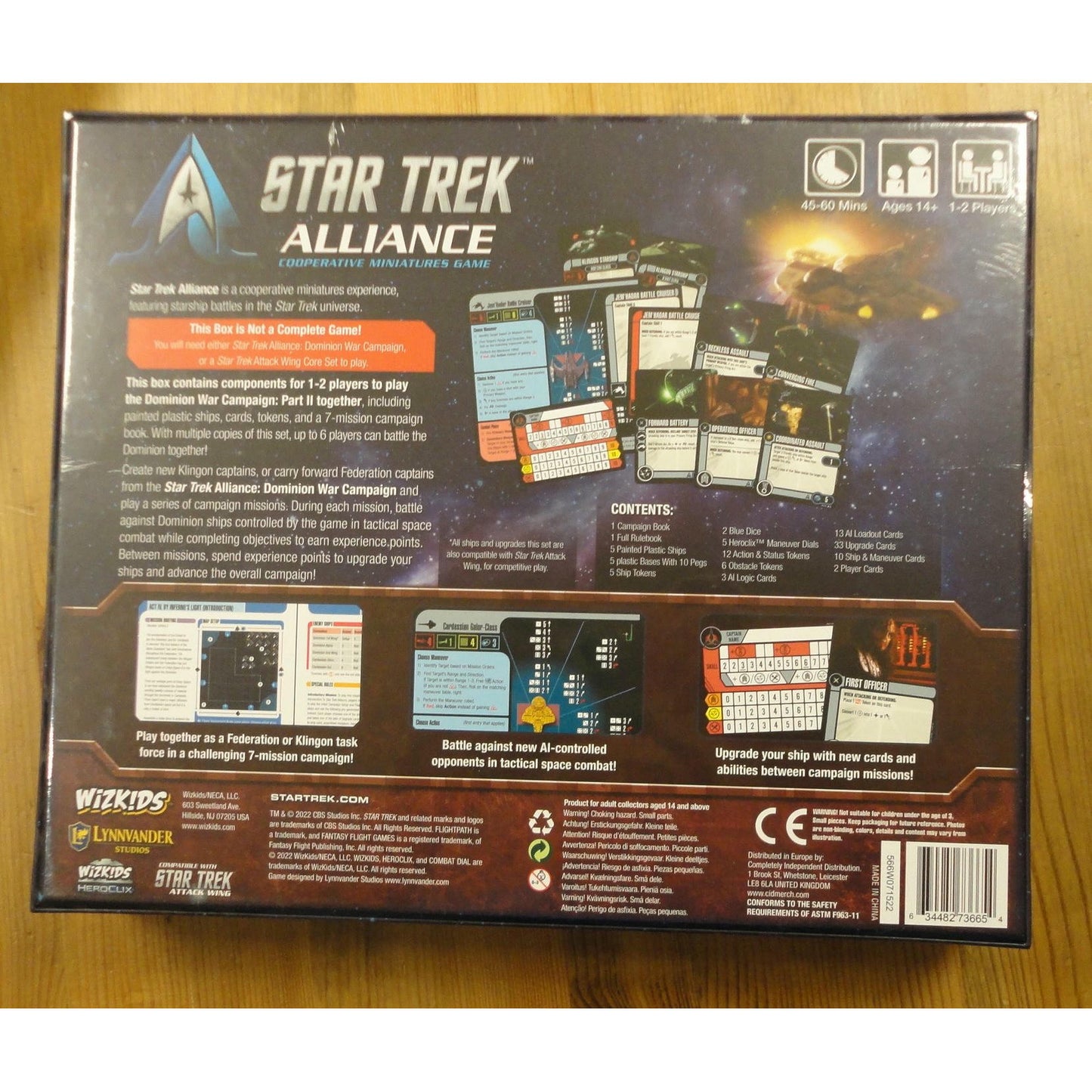 Image of Star Trek Alliance Dominion War Campaign Part II Pack Expasion Wizkids 73665