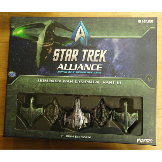 Image of Star Trek Alliance/Attack Wing Dominion War Campaign Part III Pack Expasion 