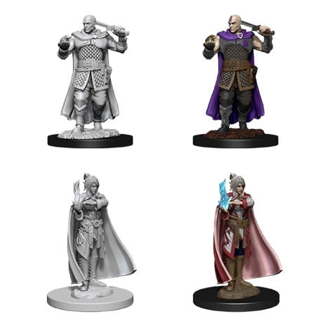 Dungeons & Dragon D&D Nolzur's Miniatures Human Ranger/Moon Elf Sorcerer 73675