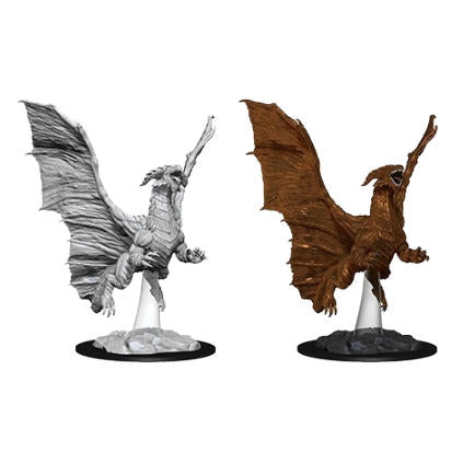 Image of Dungeons & Dragons Nolzur`s Marvelous Unpainted Miniatures: W8 Young Copper Dragon