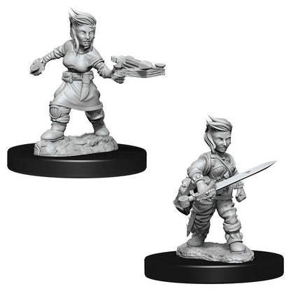Image of Dungeons & Dragon D&D Deep Cuts Miniatures: Female Halfling Rogue WZK73675