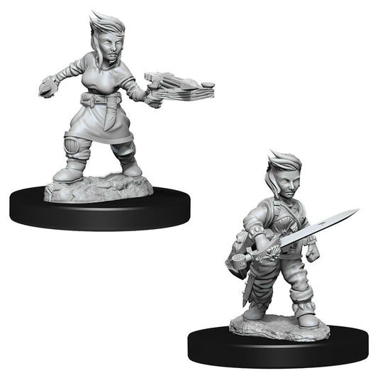 Image of Dungeons & Dragon D&D Deep Cuts Miniatures: Female Halfling Rogue WZK73675