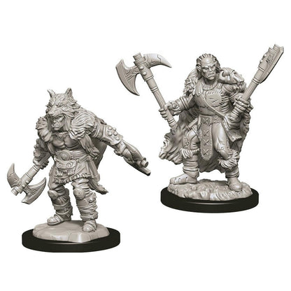 Image of Dungeons & Dragon D&D Nolzur's Marvelous Miniatures Half Orc Male Barbarian