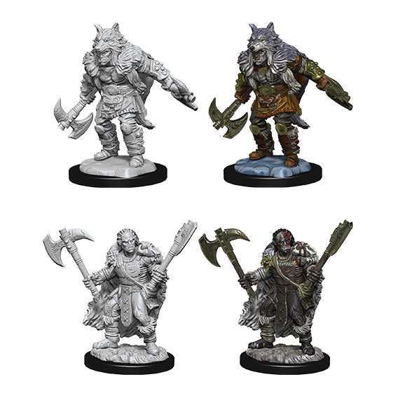 Dungeons & Dragon D&D Nolzur's Marvelous Miniatures Half Orc Male Barbarian