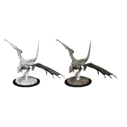 Dungeons & Dragons: Nolzur's Marvelous Unpainted Miniatures - W09 Young White Dragon