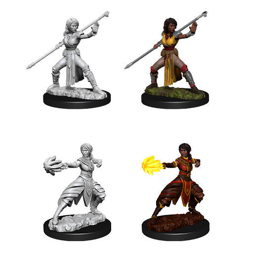 Dungeons & Dragon D&D Nolzur's Marvelous Miniatures Female Half-Elf Monk 73839