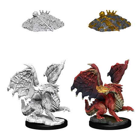 Dungeons & Dragon D&D Nolzur's Marvelous Miniatures Red Dragon Wyrmling 73851