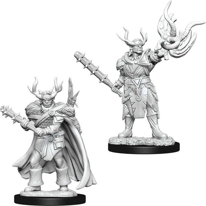 Image of Dungeons & Dragon D&D Deep Cuts Fantasy Miniatures: Half-Orc Male Druid WZK73853