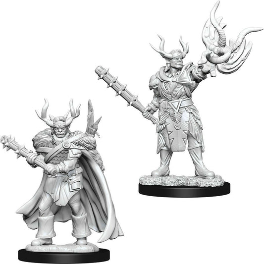 Image of Dungeons & Dragon D&D Deep Cuts Fantasy Miniatures: Half-Orc Male Druid WZK73853