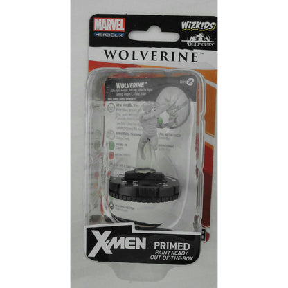 Image of Marvel Heroclix Deep Cuts Miniatures Wolverine Unpainted Figure WZK73986