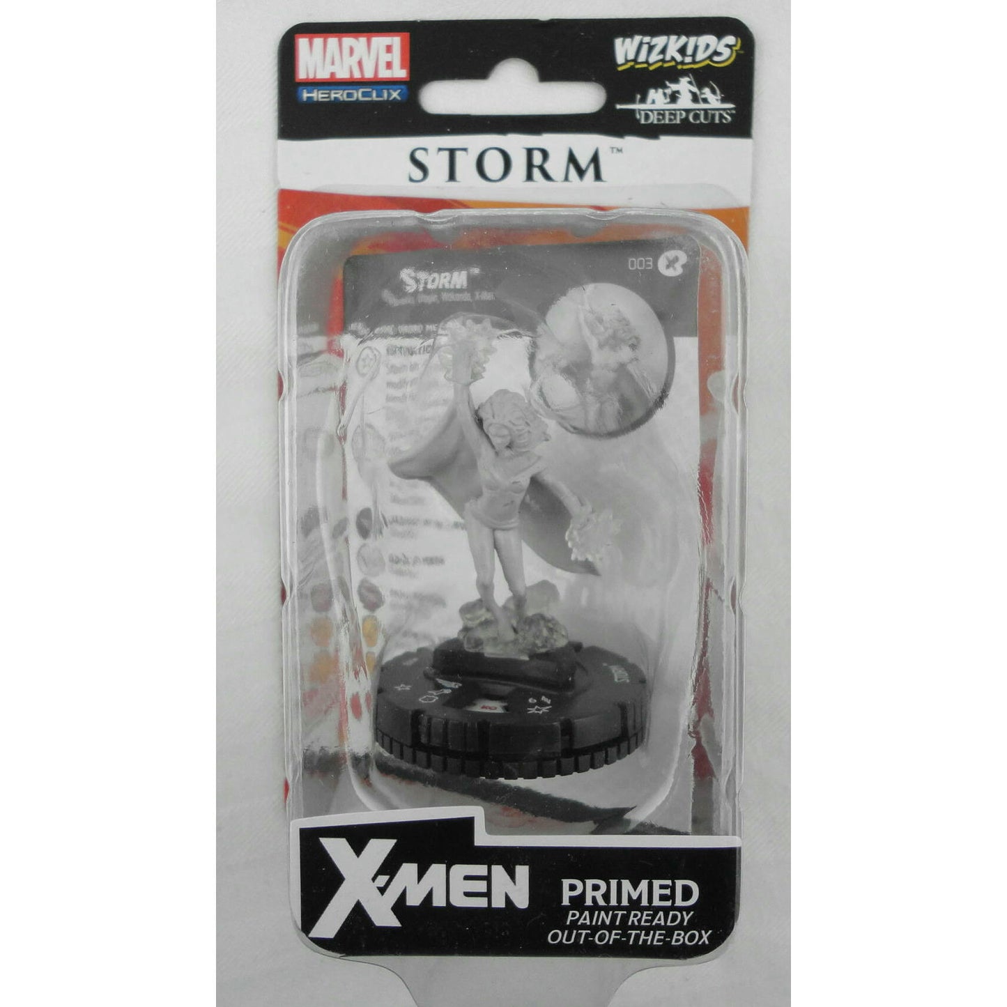 Image of Marvel Heroclix Deep Cuts Miniatures X-Men Storm Unpainted Figure WZK73989