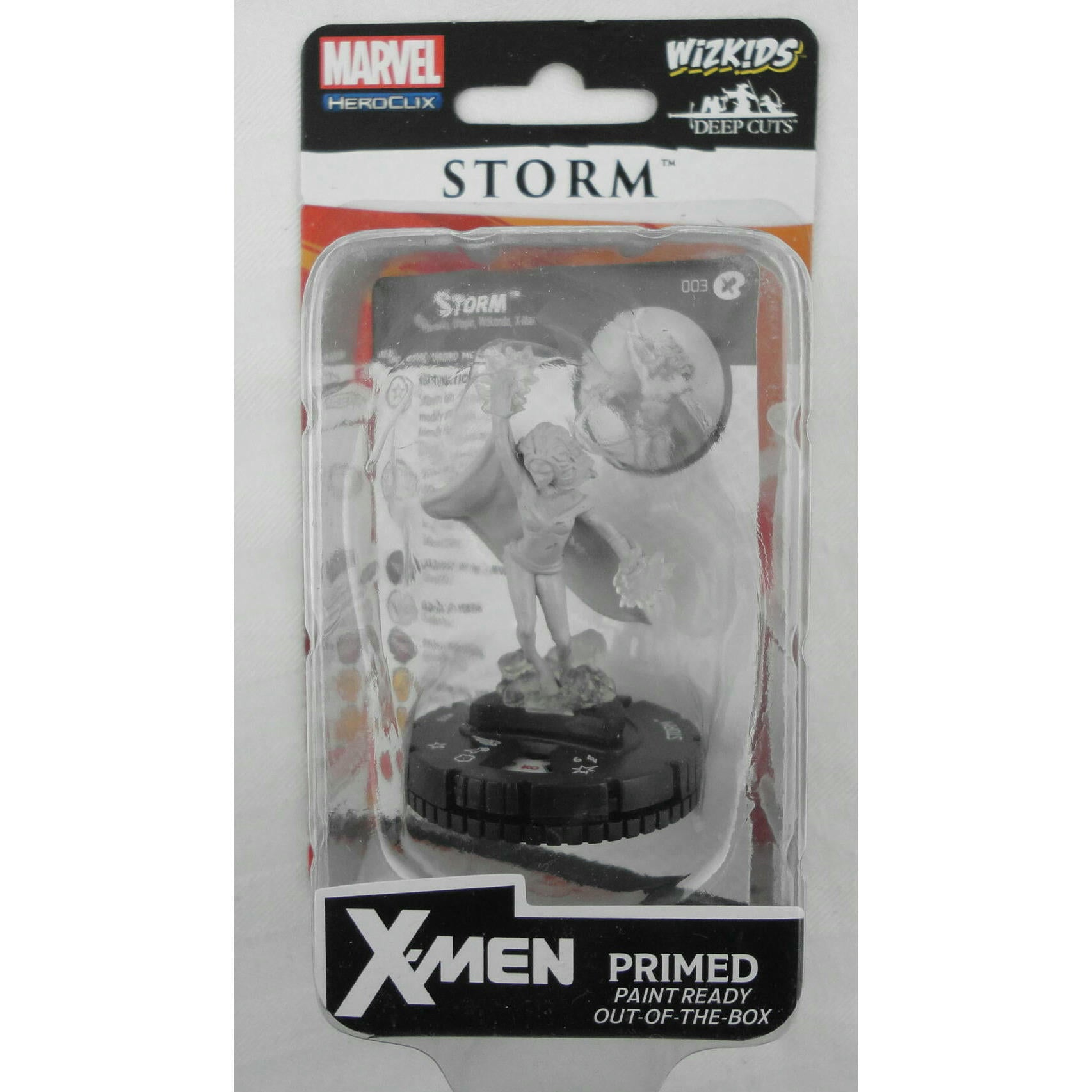 Image of Marvel Heroclix Deep Cuts Miniatures X-Men Storm Unpainted Figure WZK73989