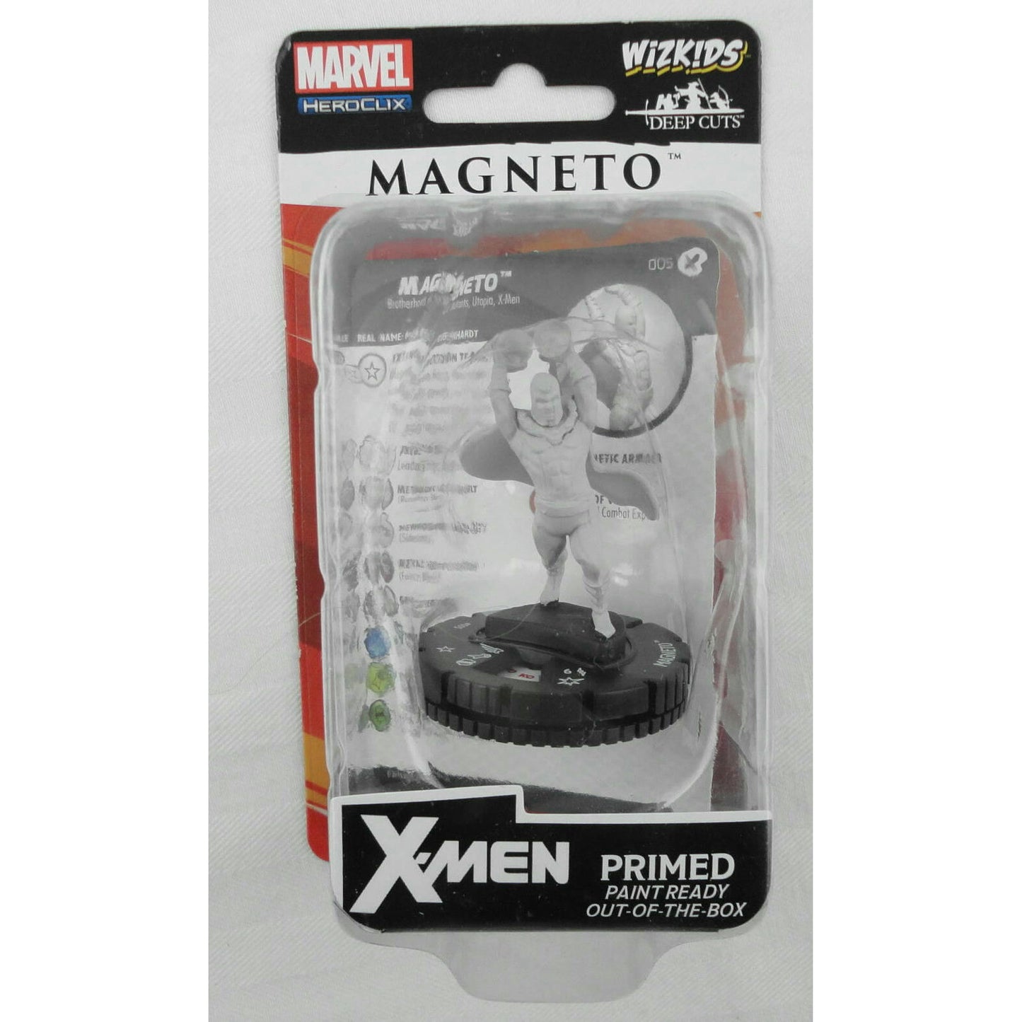 Image of Marvel Heroclix Deep Cuts Miniatures X-Men Magneto Unpainted Figure WZK73993
