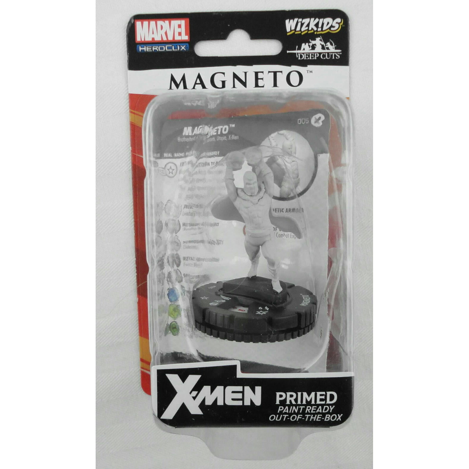 Image of Marvel Heroclix Deep Cuts Miniatures X-Men Magneto Unpainted Figure WZK73993