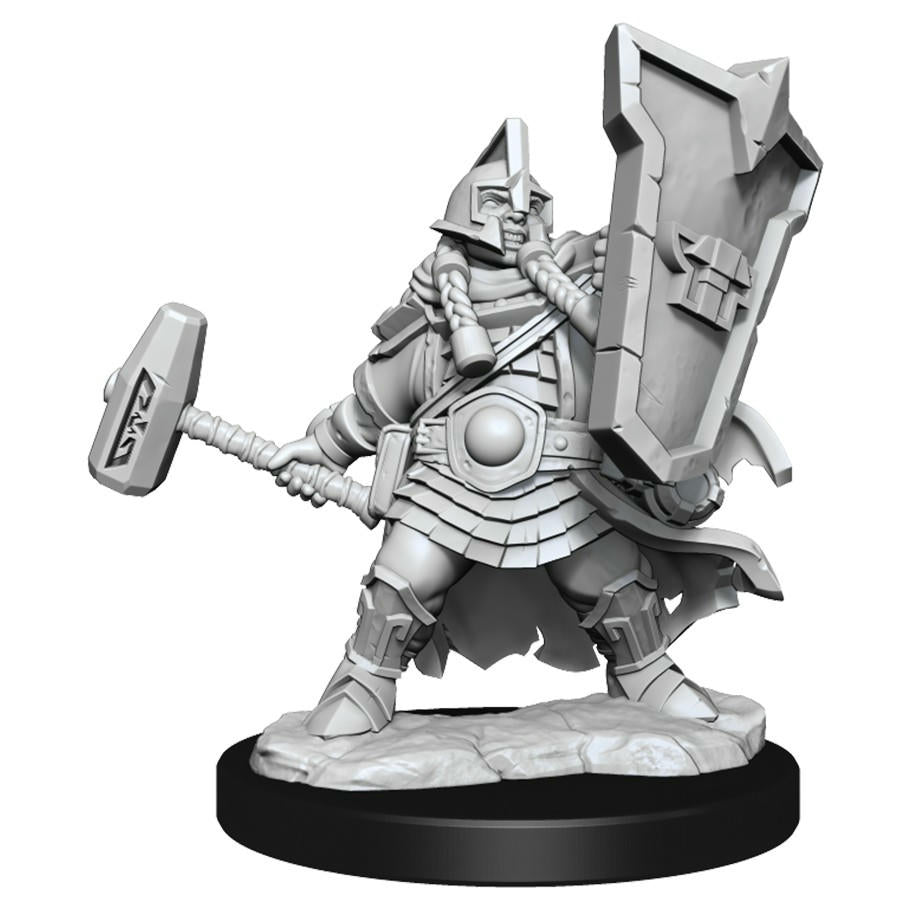 Image of Dungeons & Dragons Frameworks Female Dwarf Cleric Miniature Wizkids 75010