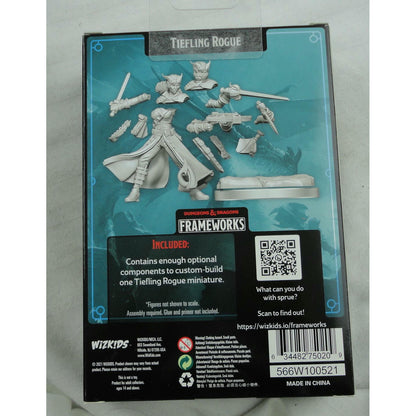 Image of Dungeons & Dragons Frameworks Female Tiefling Rogue Miniature Wizkids 75020