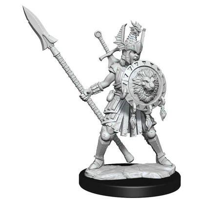 Image of Dungeons & Dragons Frameworks Female Human Fighter Miniature Wizkids 75025