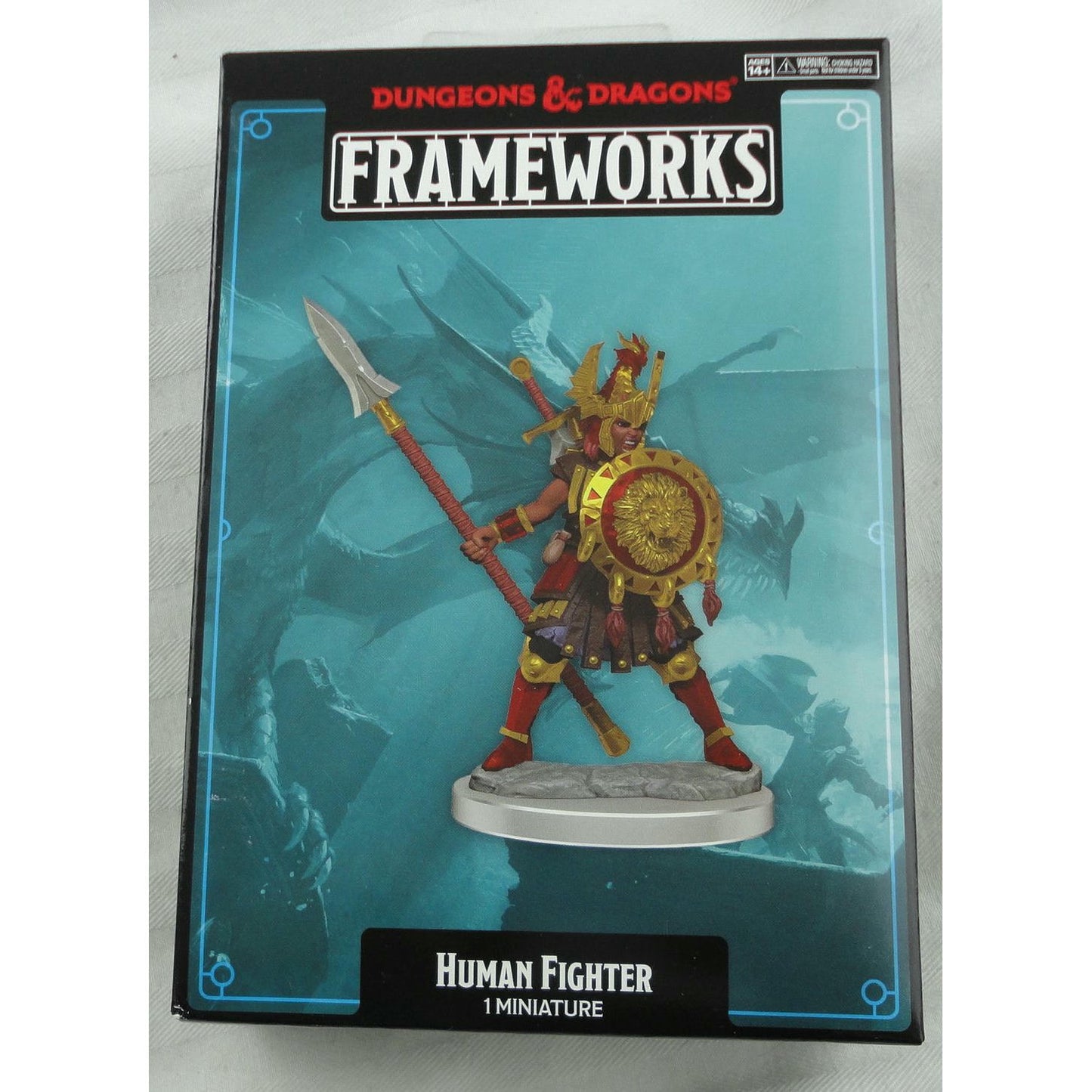 Image of Dungeons & Dragons Frameworks Female Human Fighter Miniature Wizkids 75025