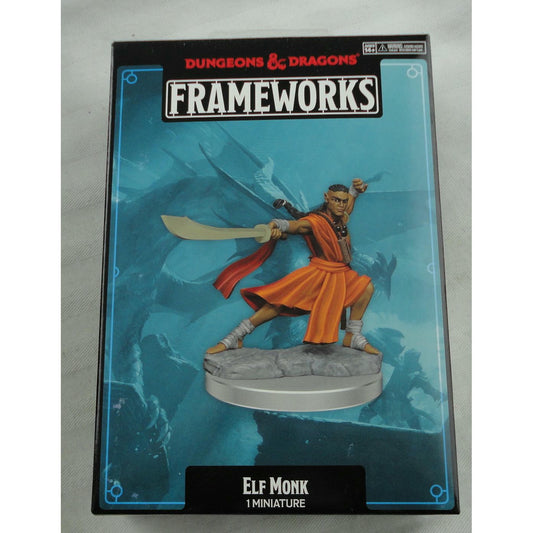 Image of Dungeons & Dragons Frameworks Elf Monk Male Miniature Wizkids 75027