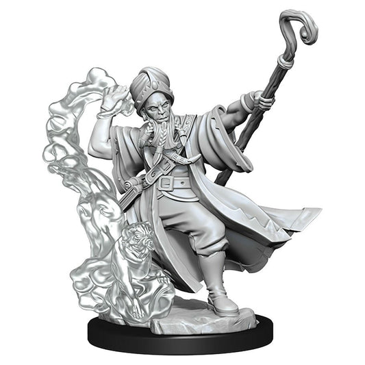 Image of Dungeons & Dragons Frameworks Male Human Wizard Miniature Wizkids 75030