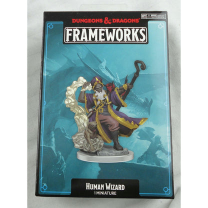 Image of Dungeons & Dragons Frameworks Male Human Wizard Miniature Wizkids 75030