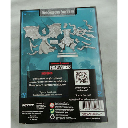 Image of Dungeons & Dragons Frameworks Female Dragonborn Sorcerer Miniature Wizkids 75035