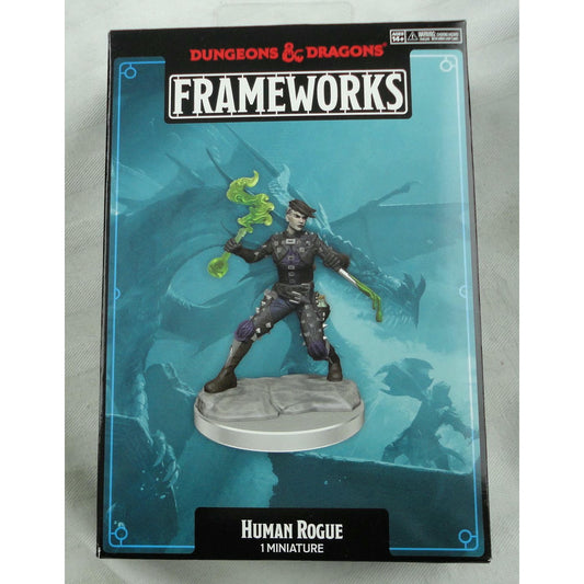 Image of Dungeons & Dragons Frameworks Female Human Rogue Miniature Wizkids 75038