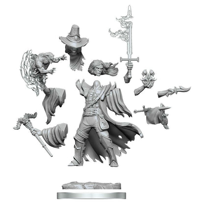 Image of Dungeons & Dragons Frameworks Male Human Warlock Miniature Wizkids 75039